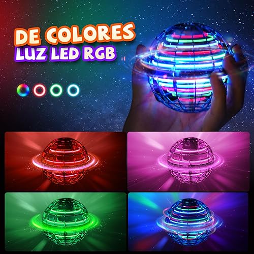 Spinner Bola Voladora LED Carga USB
