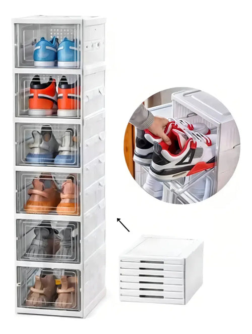 6 organizadores de zapatos