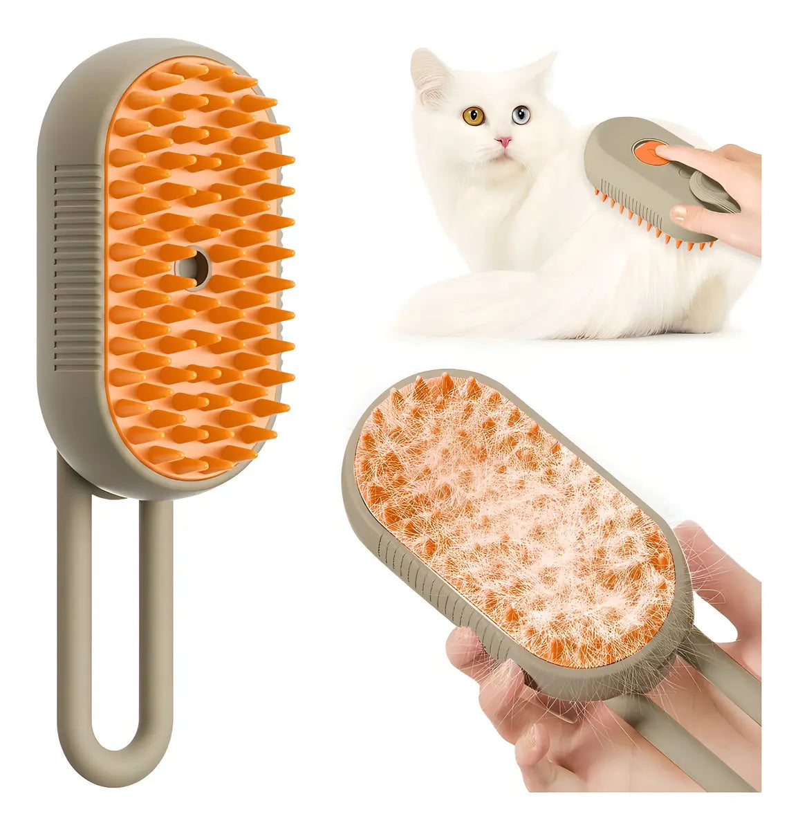 ✅ Cepillo 2 en 1 para mascotas Colgante