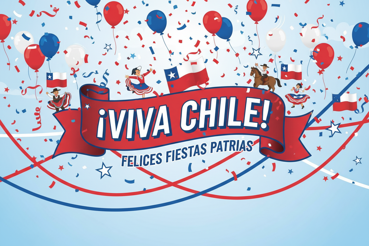 Confeti y Globos Fiestas Patrias