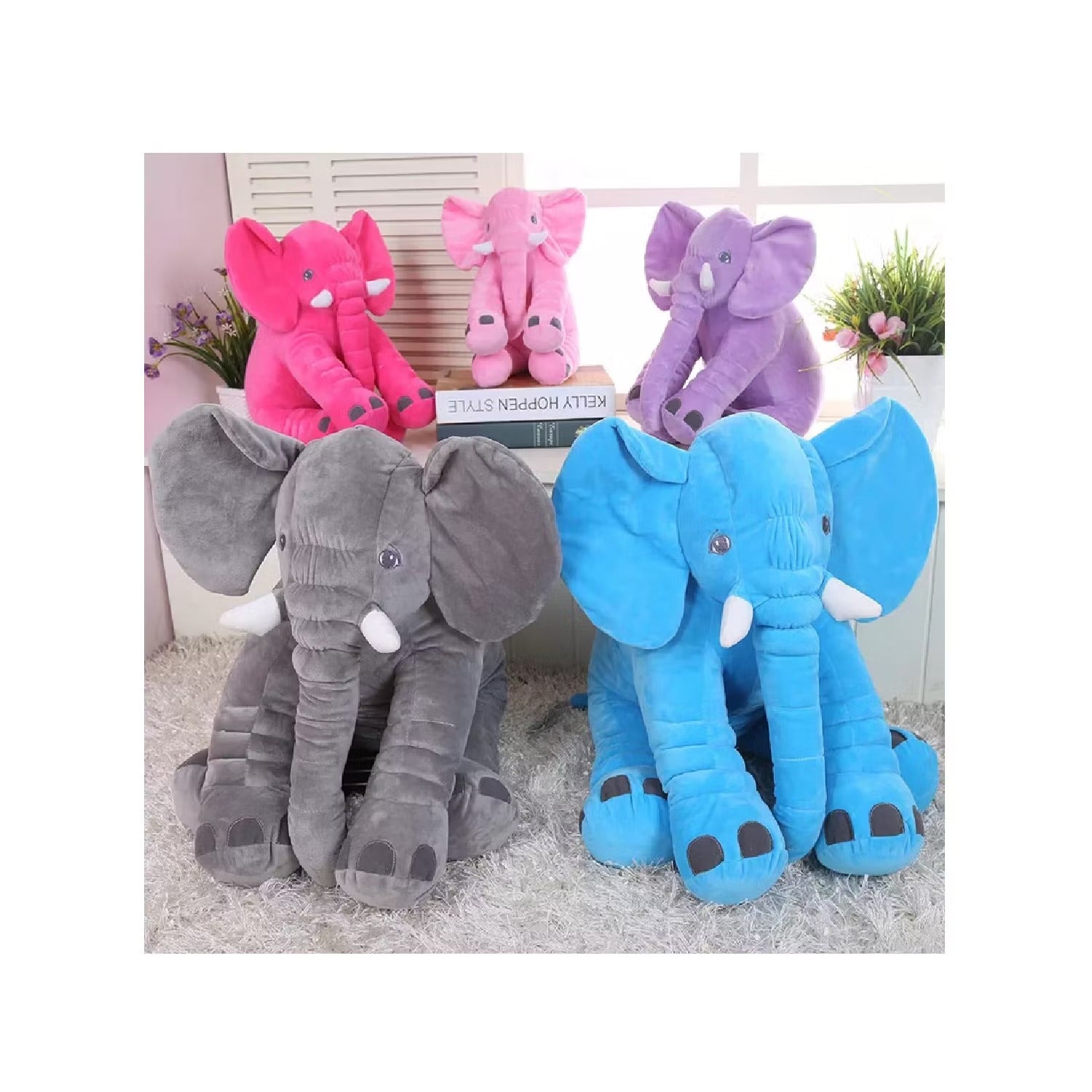 ⭐ ELEFANTE DE APEGO PELUCHE PARA BEBÉS