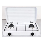 Estufa de Acero Inoxidable 2 Platos