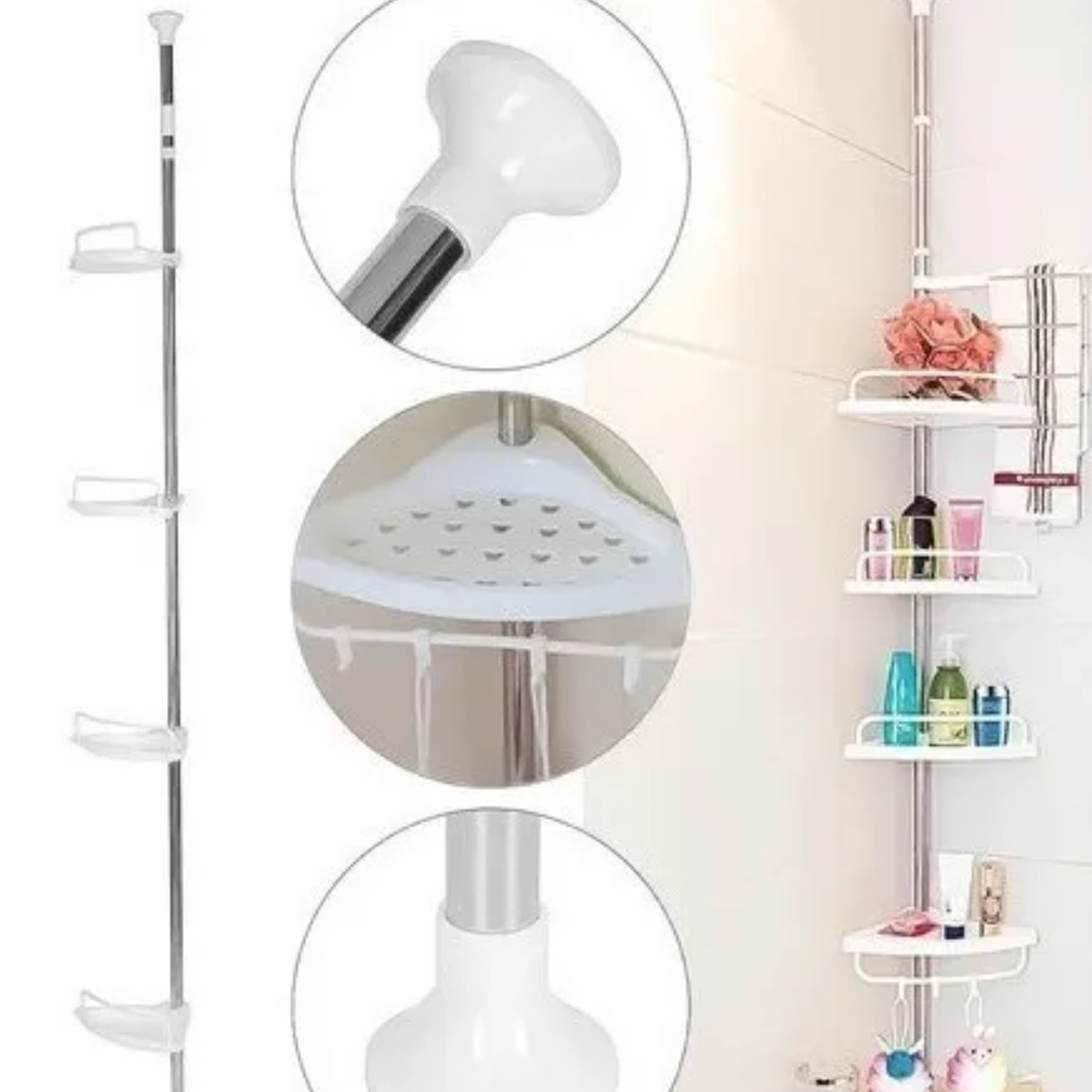 Organizador Esquinero de Ducha y Baño