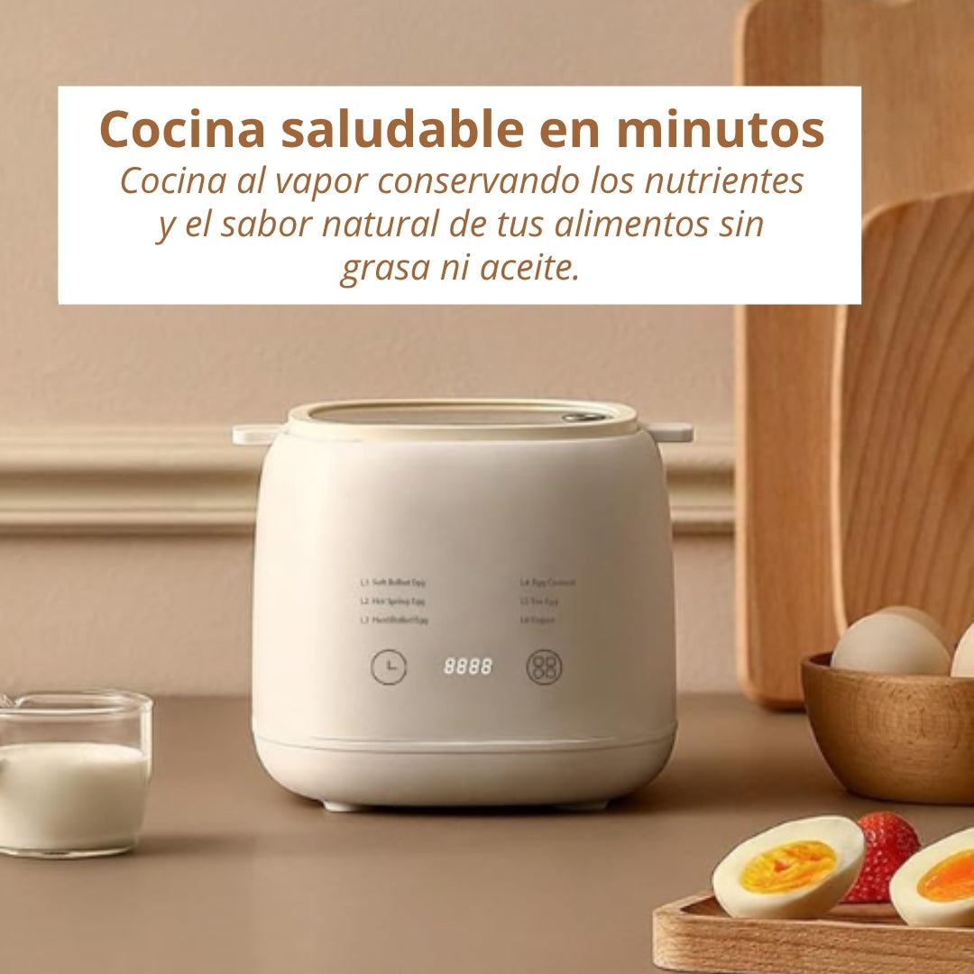 OLLA ELÉCTRICA DE HUEVOS TEMPORIZADOR
