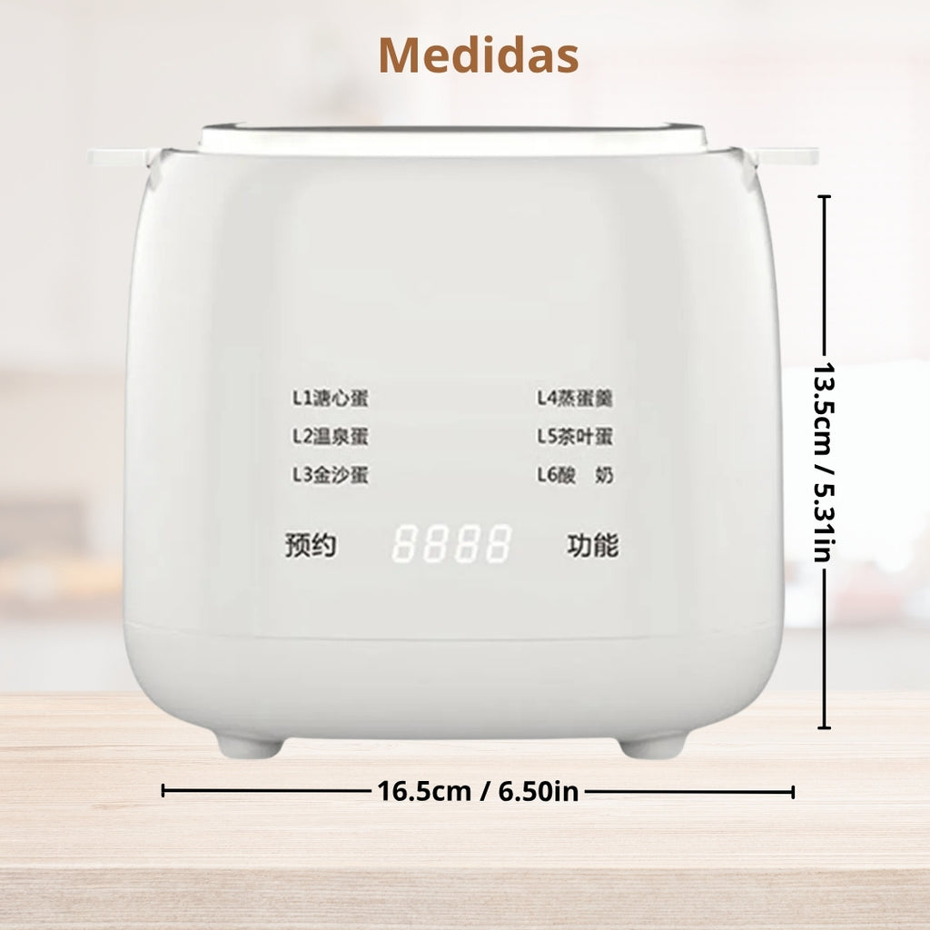 OLLA ELÉCTRICA DE HUEVOS TEMPORIZADOR